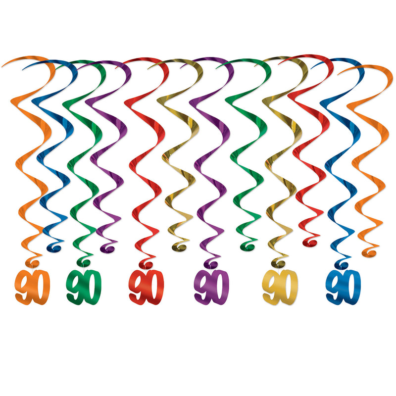 "90" Whirls – 17½"-31½" – (12/Pkg)