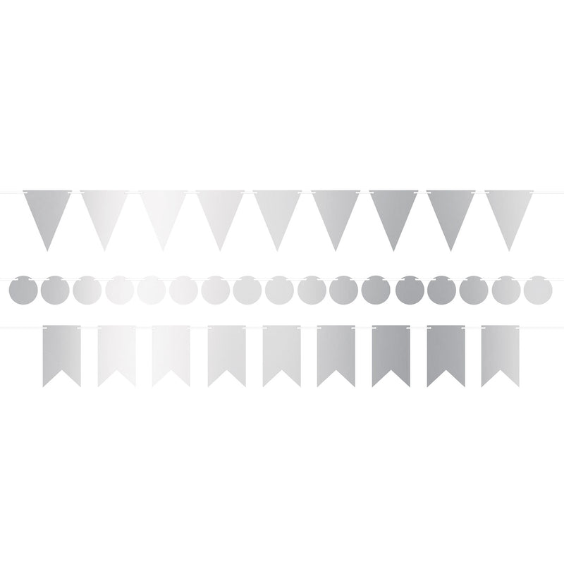 Foil Mini Streamer Kit – 2"–6" x 18' – (1/Pkg) by Beistle for General Occasion Streamers