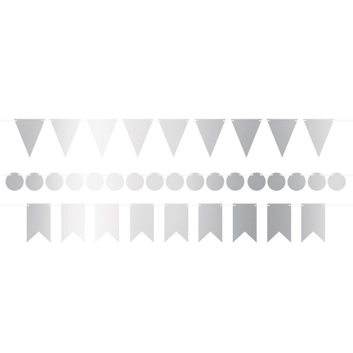 Foil Mini Streamer Kit – 2"–6" x 18' – (1/Pkg) by Beistle for General Occasion Streamers