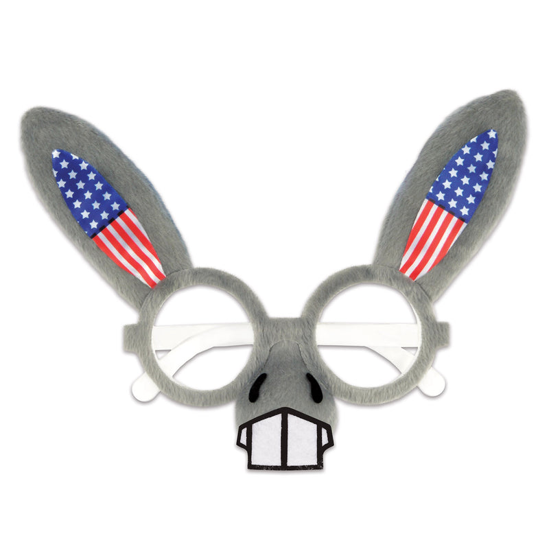 Patriotic Donkey Glasses – (1/Card)
