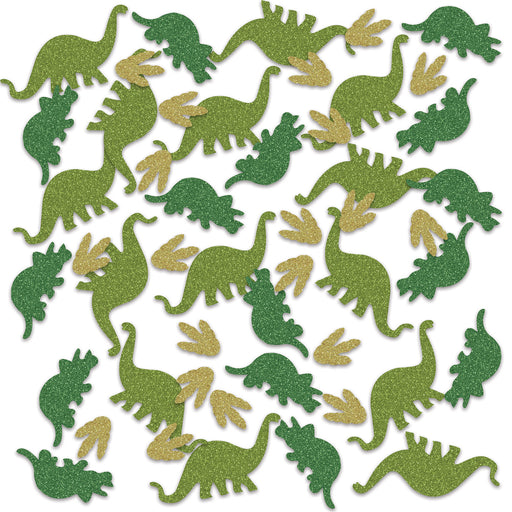 Dinosaur Deluxe Sparkle Confetti – (½ Oz/Pkg) by Beistle for Dinosaurs Deluxe Sparkle
