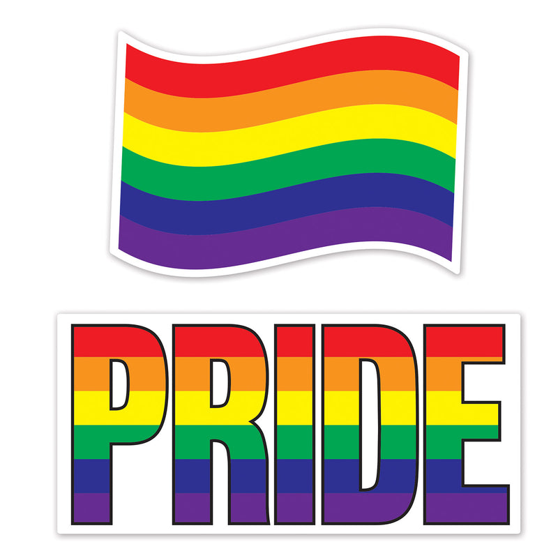 Jumbo Rainbow Cutouts – 28"-36¾" – (2/Pkg)
