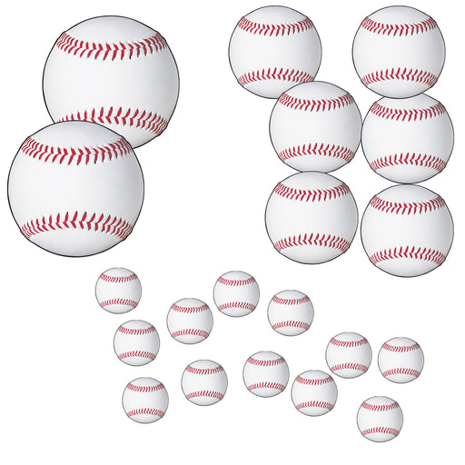 Baseball Cutouts – Asstd – (20/Pkg) by Beistle for Baseball Printed
