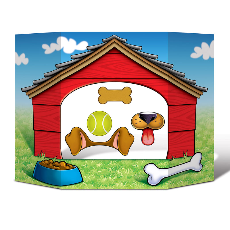 Dog House Photo Prop – 3' 1" x 25" – (1/Pkg) by Beistle for Pets Photo Props