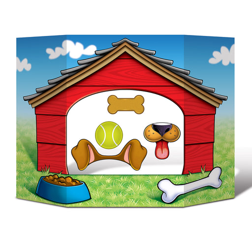 Dog House Photo Prop – 3' 1" x 25" – (1/Pkg) by Beistle for Pets Photo Props