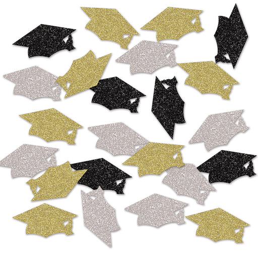 Graduation Deluxe Sparkle Confetti – (½ Oz/Pkg) by Beistle for Graduation Deluxe Sparkle