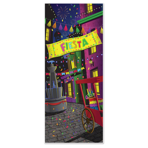 Fiesta Door Cover – 6' x 30" – (1/Pkg) by Beistle for Fiesta/Cinco de Mayo Door Covers