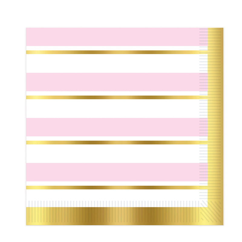 Striped Luncheon Napkins – (16/Pkg)