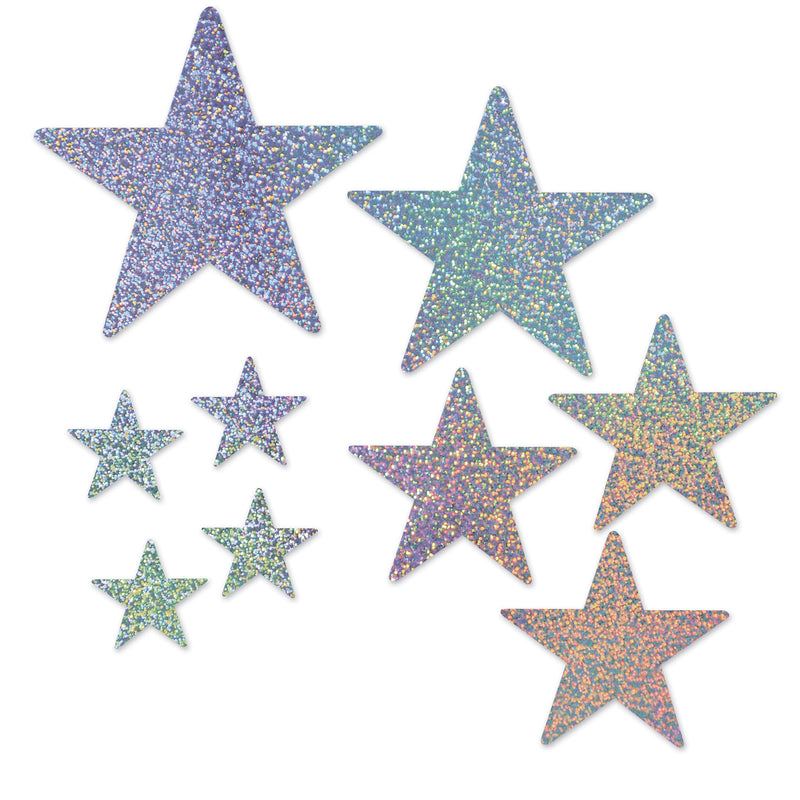 Sparkle Star Cutouts – Asstd – (9/Pkg)