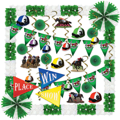 Horse Racing Decorating Kit by Beistle for Derby Day Everyday