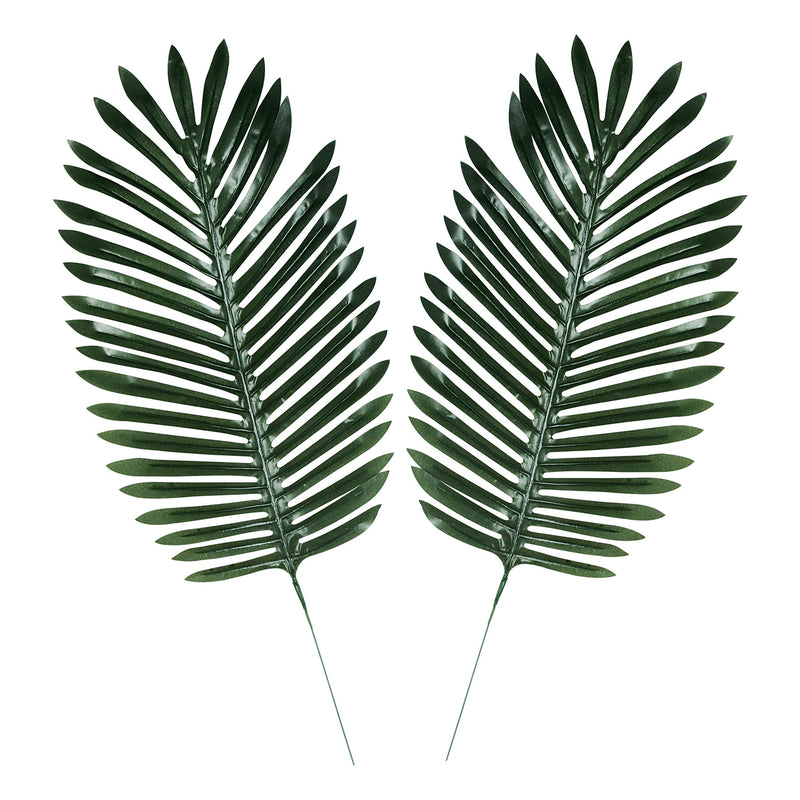 Fabric Fern Palm Leaves – 24½" x 10½" – (2/Pkg) by Beistle for Luau Luau Accessories