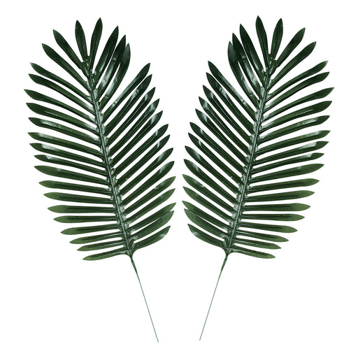 Fabric Fern Palm Leaves – 24½" x 10½" – (2/Pkg) by Beistle for Luau Luau Accessories