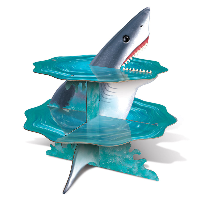 Shark Cupcake Stand – 14" – (1/Pkg)