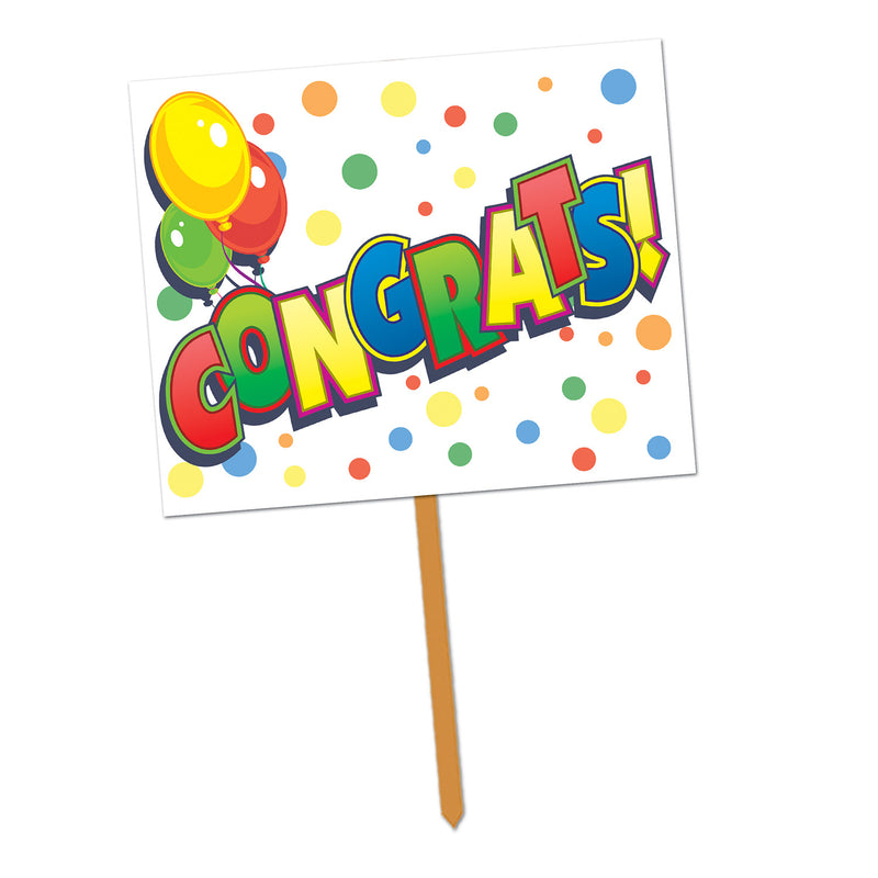 Congrats! Yard Sign – 12" x 15"