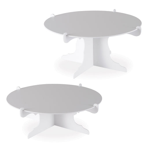 Cake Stands – 12½" Diameter – (2/Pkg) by Beistle for General Occasion Cake/Cupcake Stands