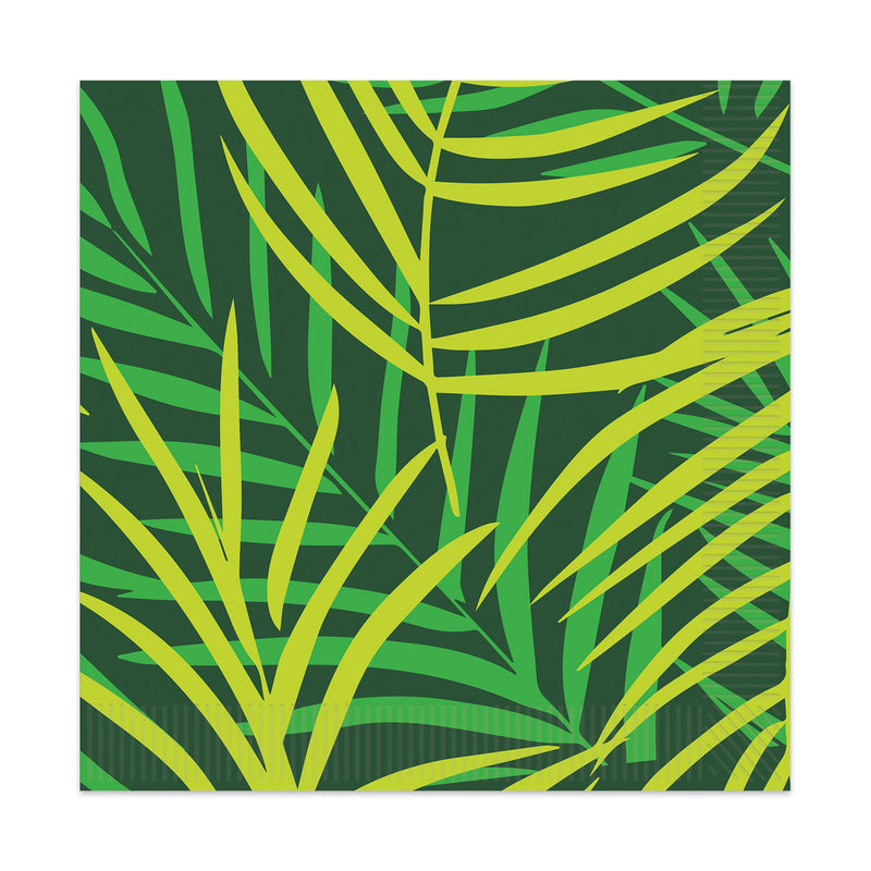 Palm Leaf Luncheon Napkins – (16/Pkg) by Beistle for Luau Napkins-Lunch