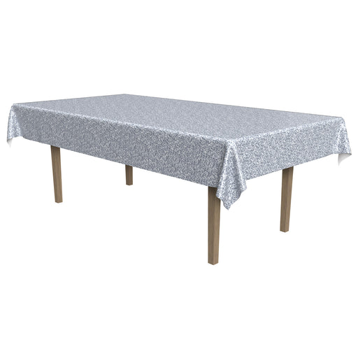 Printed Sequined Tablecover – 54" x 108" – (1/Pkg) by Beistle for General Occasion Table Covers - Patterned