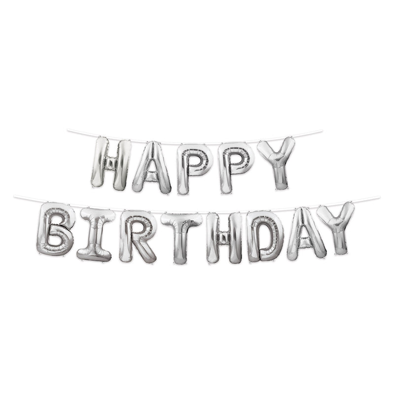 Happy Birthday Balloon Streamer – 14¼" x 12' – (1/Pkg) by Beistle for Birthday Balloon Streamers
