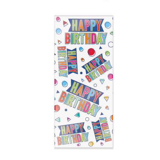 Happy Birthday Cello Bags – 4" x 9" x 2" – (25/Pkg) by Beistle for Birthday Cello Bags