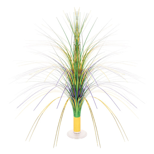Metallic Spray Centerpiece – 19" – (1/Pkg) by Beistle for Mardi Gras Metallic Sprays