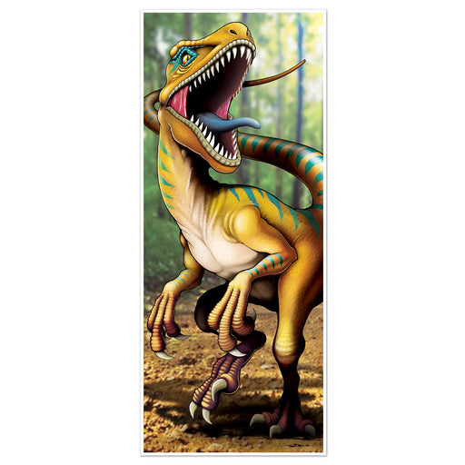 Dinosaur Door Cover – 6' x 30" – (1/Pkg) by Beistle for Dinosaurs Door Covers