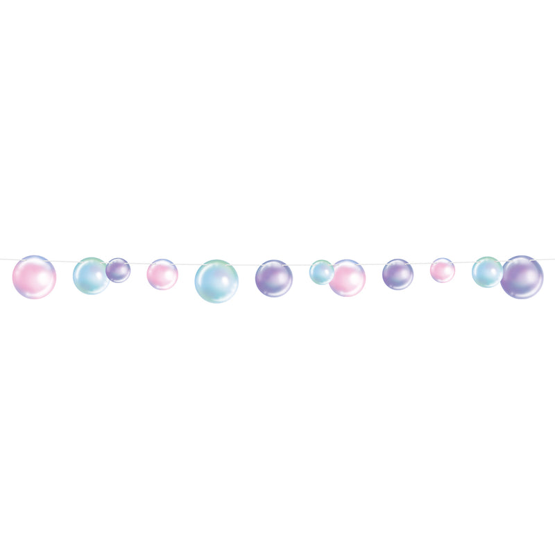 Bubbles Streamer – 7" x 8' – (1/Pkg) by Beistle for Under The Sea Streamers