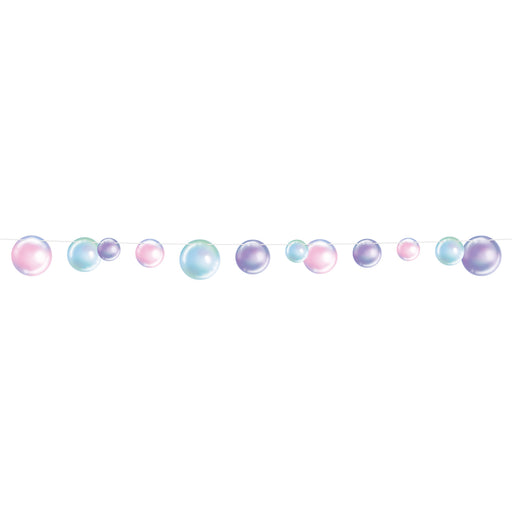 Bubbles Streamer – 7" x 8' – (1/Pkg) by Beistle for Under The Sea Streamers