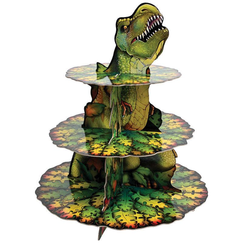 Dinosaur Cupcake Stand – 15" – (1/Pkg)