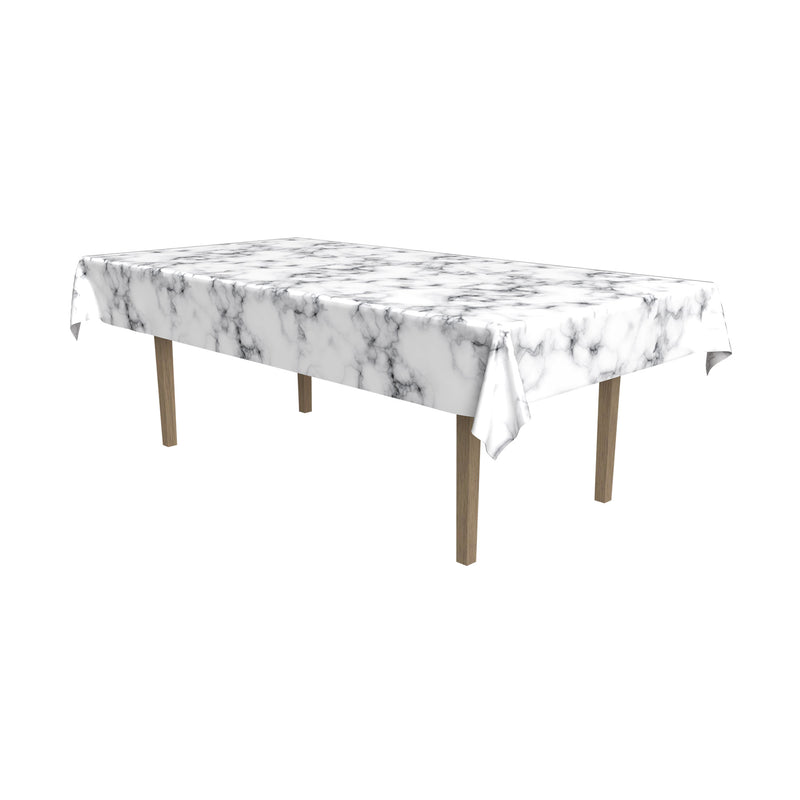 Marble Tablecover – 54" x 108" – (1/Pkg) by Beistle for General Occasion Table Covers - Patterned