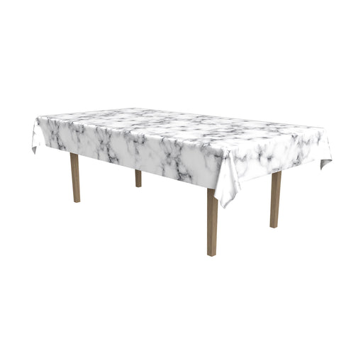 Marble Tablecover – 54" x 108" – (1/Pkg) by Beistle for General Occasion Table Covers - Patterned