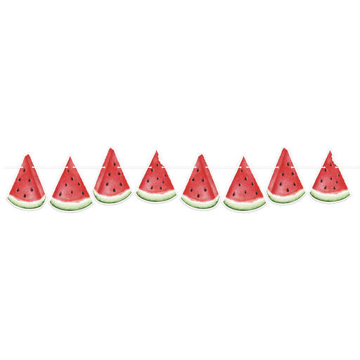 Watermelon Streamer – 6" x 5' – (1/Pkg) by Beistle for Spring/Summer Streamers