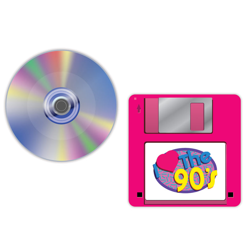 90's Coasters – 3¼" – (8/Pkg)