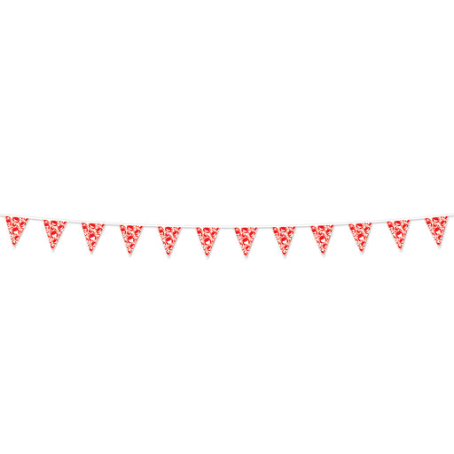 Crab Pennant Banner – 9" x 10' 9" – (1/Pkg) by Beistle for Luau Pennant Banners