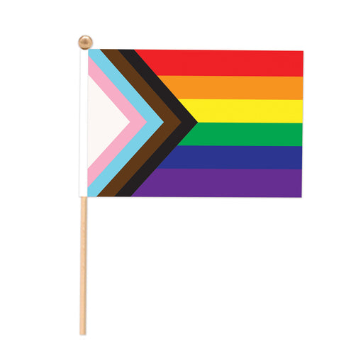 Pride Flag - Fabric – 4" x 6" by Beistle for Rainbow Flags