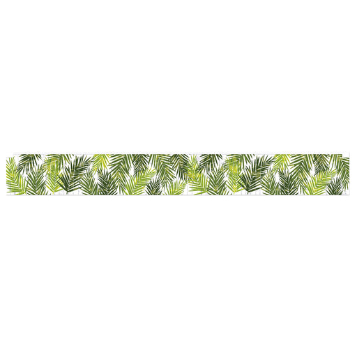 Metallic Palm Leaf Fringe Banner – 7½" x 5' – (1/Pkg) by Beistle for Luau Metallic Banners