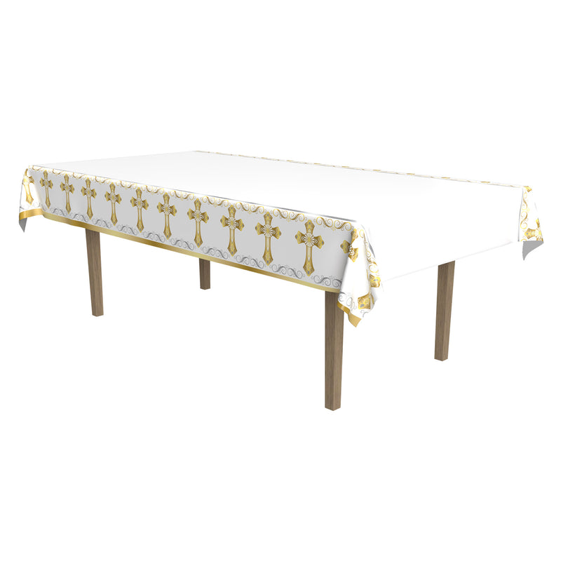 Religious Tablecover – 54" x 108" – (1/Pkg)