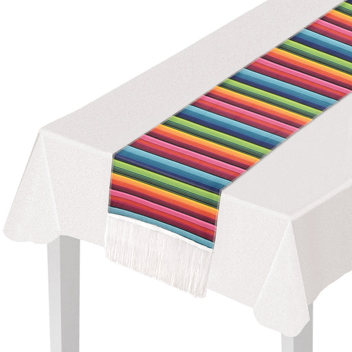 Fiesta Fabric Table Runner – 11½" x 6' – (1/Pkg) by Beistle for Fiesta/Cinco de Mayo Table Runners - Fabric