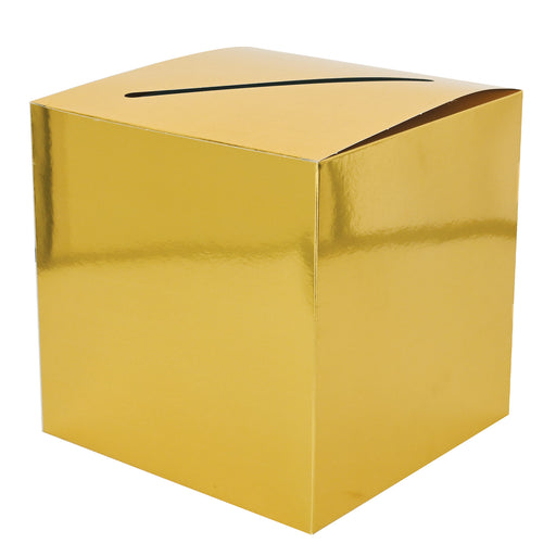 Foil All-Purpose Card Box – 9" x 9" – (1/Pkg) by Beistle for General Occasion Gift Card Boxes