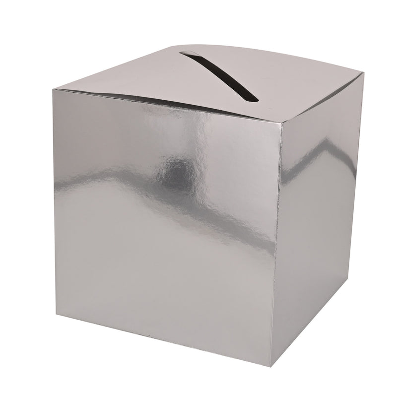 Foil All-Purpose Card Box – 9" x 9" – (1/Pkg) by Beistle for General Occasion Gift Card Boxes