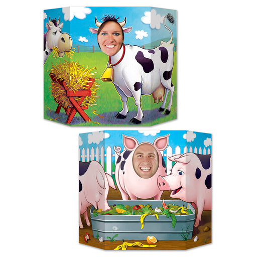 Barnyard Friends Photo Prop – 3' 1" x 25" – (1/Pkg) by Beistle for Farm Photo Props