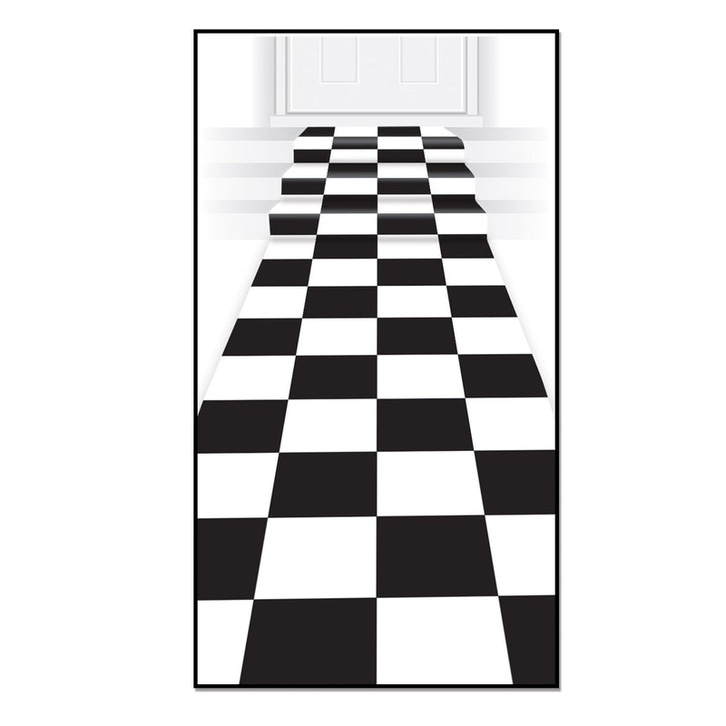 Checkered Runner – 24" x 10' – (1/Pkg)