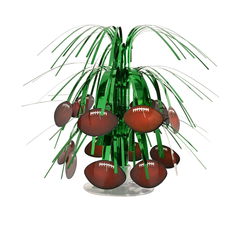 Football Mini Cascade Centerpiece – 7½" – (1/Pkg)