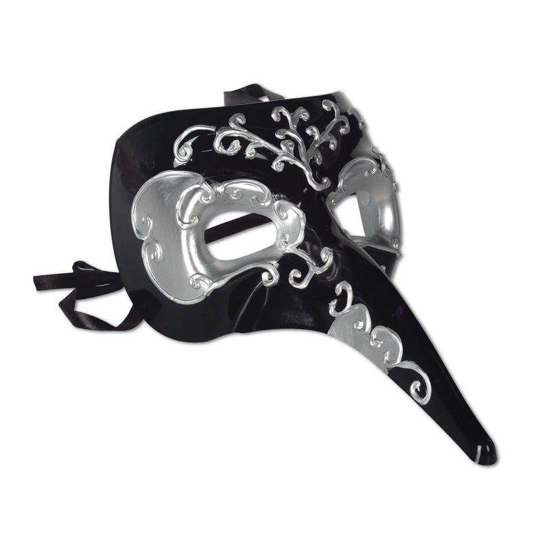 Long Nose Mask by Beistle for Mardi Gras Novelty