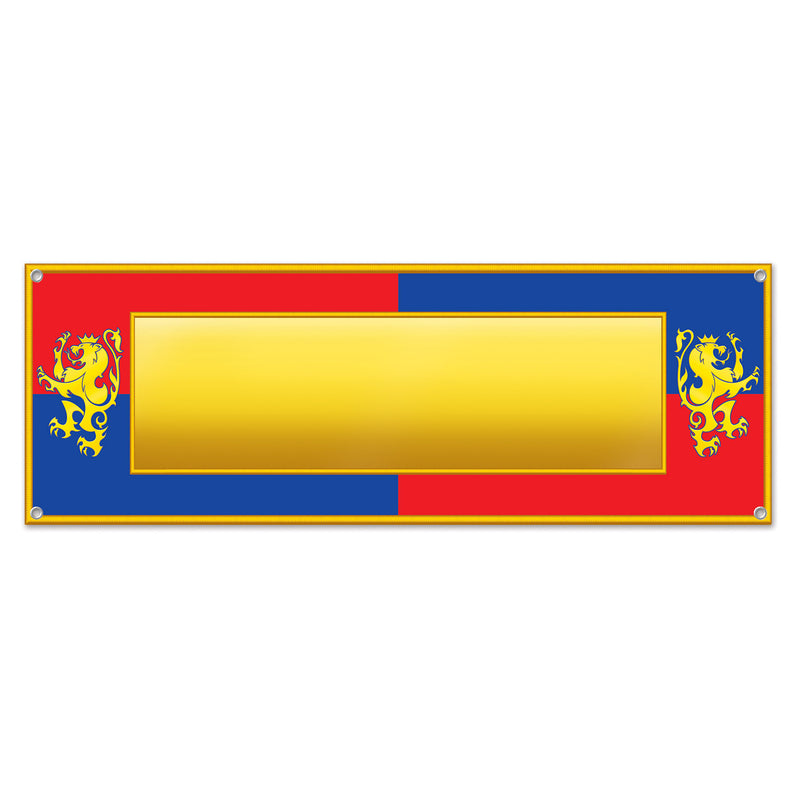 Medieval Sign Banner – 5' x 21" – (1/Pkg) by Beistle for Medieval All-Weather