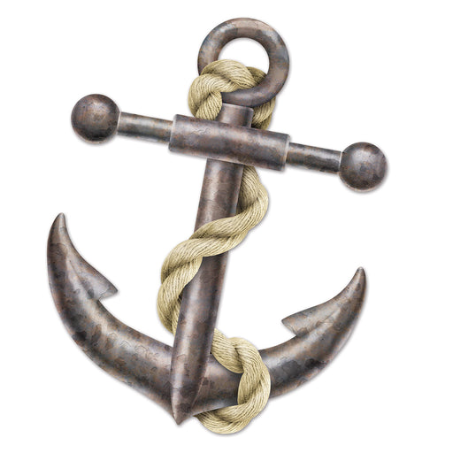 Jointed Anchor – 5' 1" – (1/Pkg) by Beistle for Nautical Printed One Side