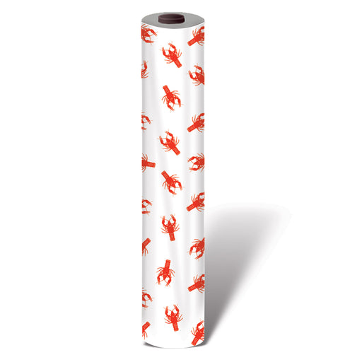 Crawfish Table Roll – 40" x 100' – (1/Pkg) by Beistle for Mardi Gras Table Rolls