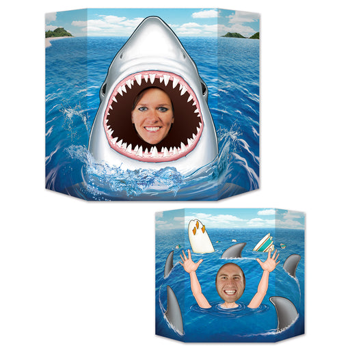Shark Photo Prop – 3' 1" x 25" – (1/Pkg) by Beistle for Shark Photo Props