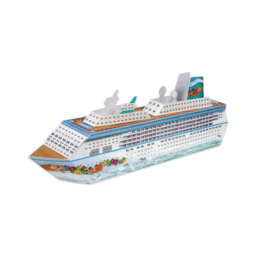 3-D Cruise Ship Centerpiece – 13¼" – (1/Pkg) by Beistle for Nautical 3-D