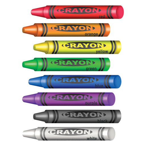 Crayons Peel 'N Place – 12" x 17" Sh – (8/Sh) by Beistle for Educational Peel 'N Place