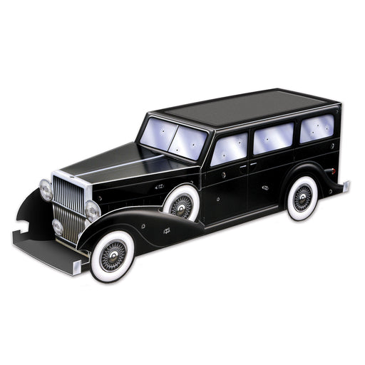 3-D Gangster Car Centerpiece – 12" – (1/Pkg) by Beistle for 20's 3-D